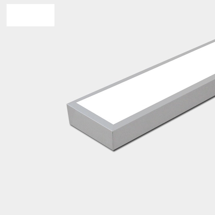 Plafon LED 30W 120x10 Retangular Sobrepor Branco Frio - Iluminação Moderna e Eficiente!