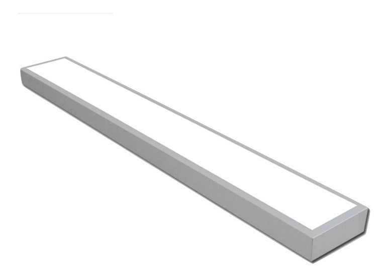 Plafon LED 30W 120x10 Retangular Sobrepor Branco Frio - Iluminação Moderna e Eficiente!