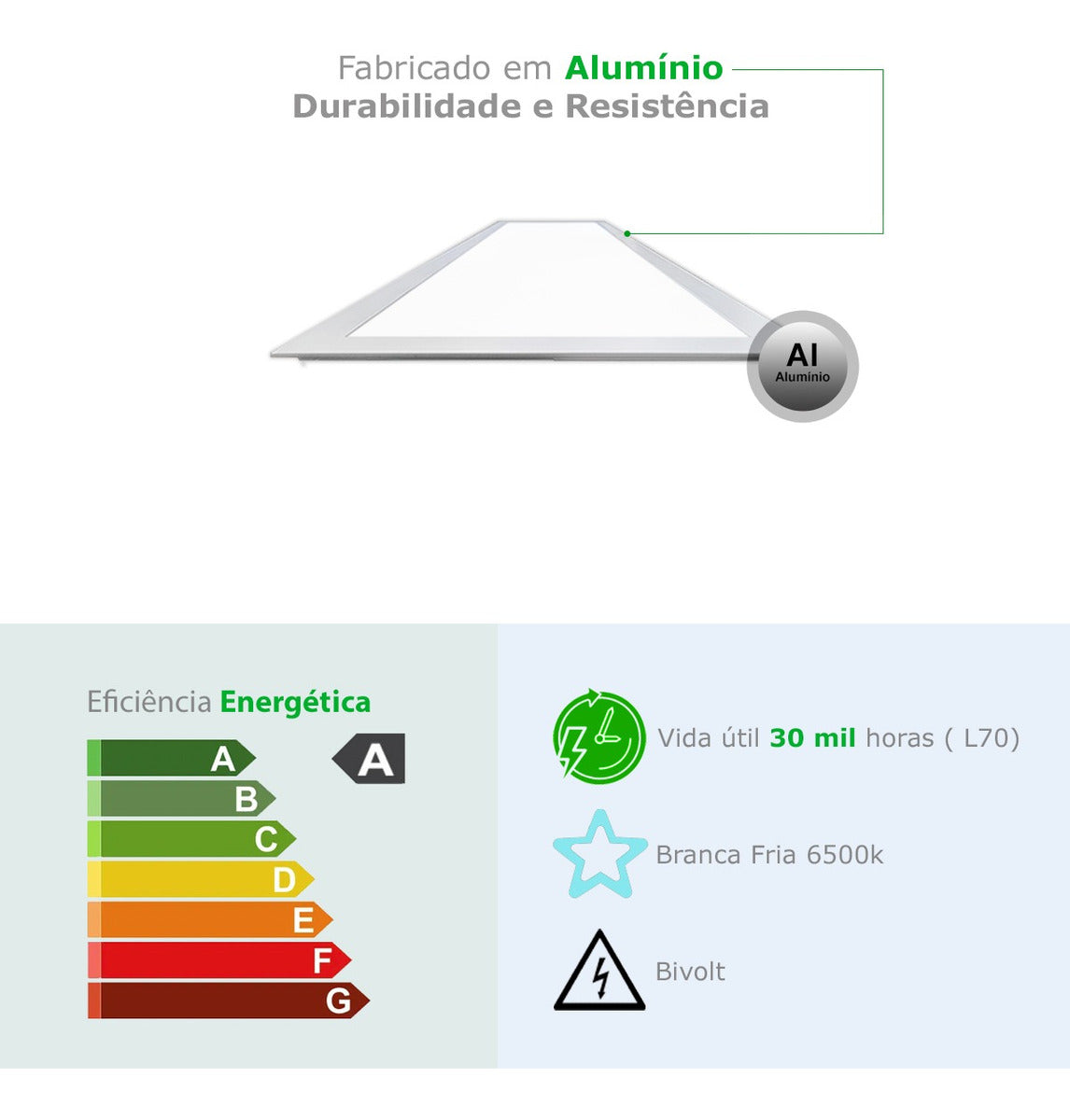 10 Painel Plafon Led 120x30 48w Luminária Embutir No Forro