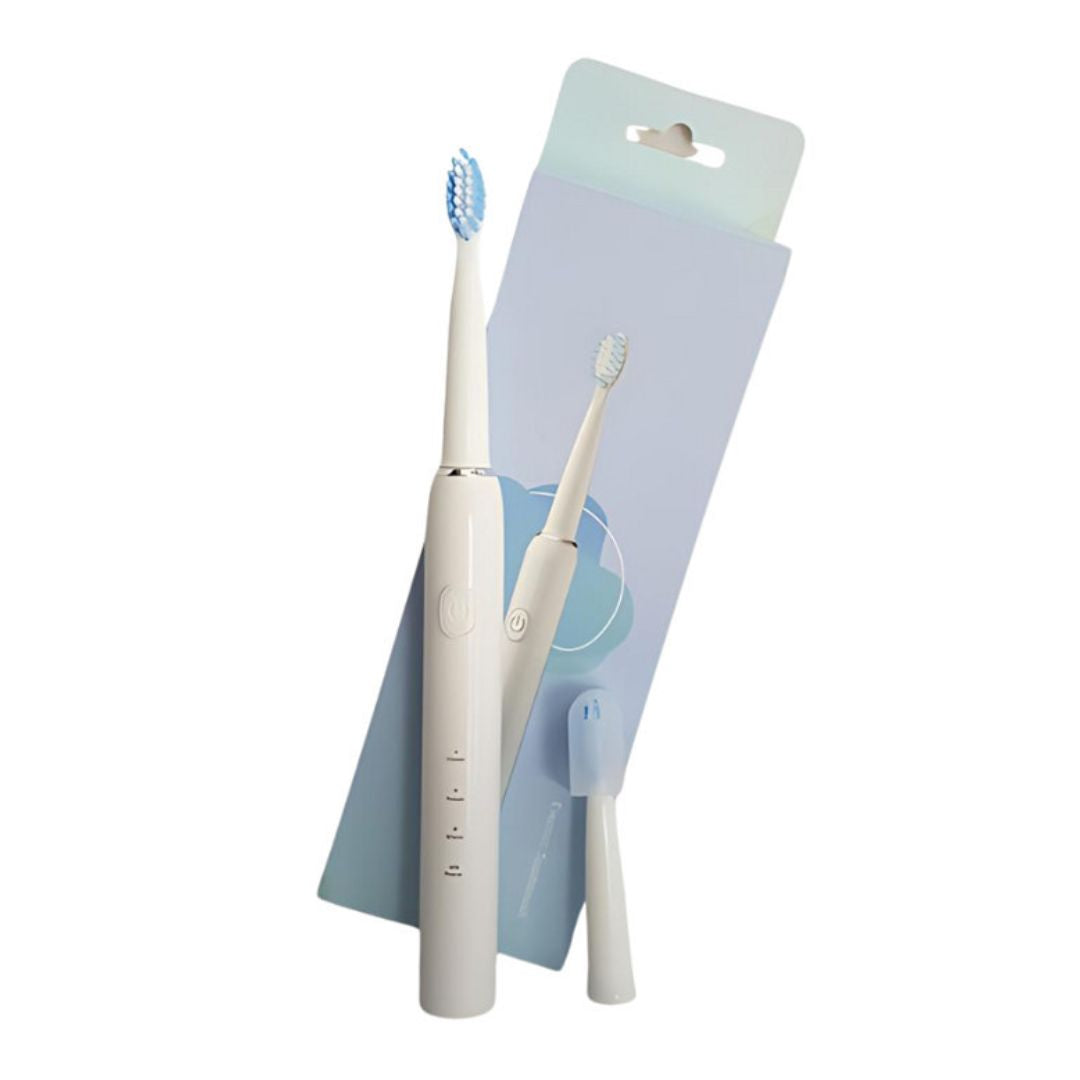 Jato Irrigador Oral Bucal Água Recarregável Portátil Sem Fio + Escova De Dente Elétrica