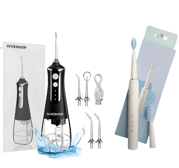 Kit Escova Elétrica & Irrigador Oral - Para um Sorriso Radiante!