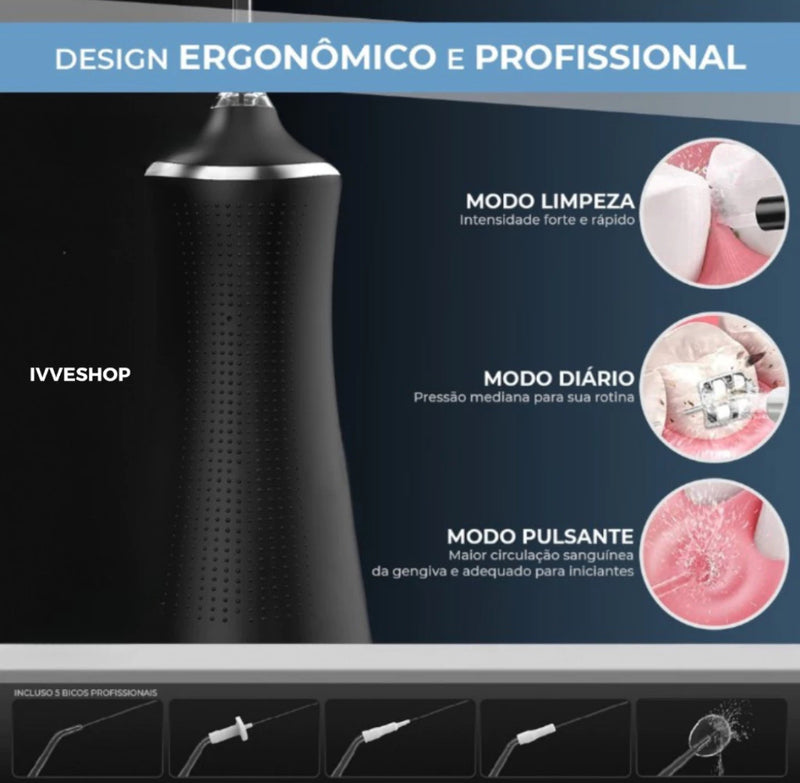 Kit Escova Elétrica & Irrigador Oral - Para um Sorriso Radiante!