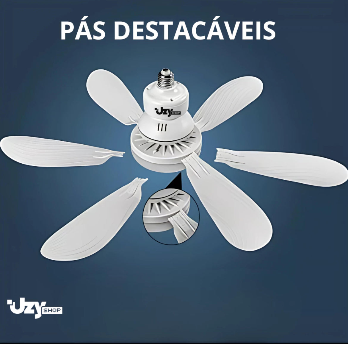 Ventilador de Teto LED 60W com Controle Remoto - Conforto e Estilo em Um Só!