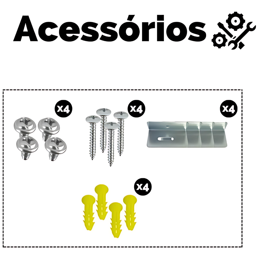 Luminaria 30x120 Plafon Sobrepor 6500k Branco Frio Painel Led Retangular Preta 48w