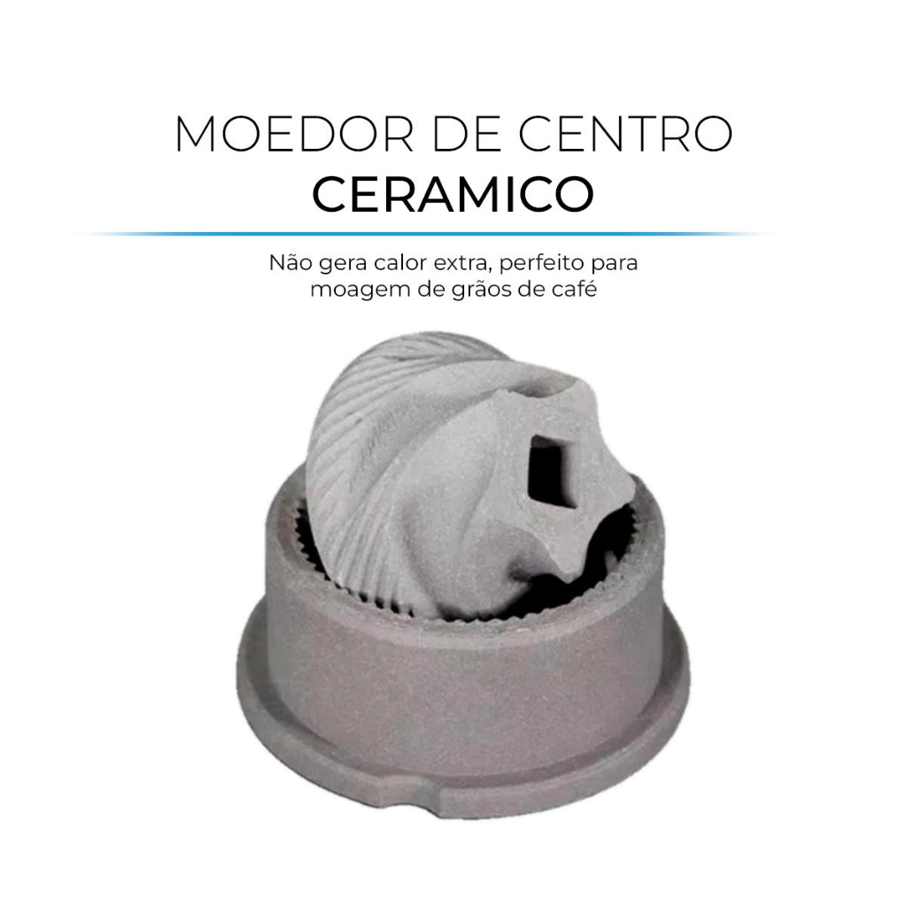 Moedor de Grão de Café Elétrico Portátil Grão Recarregável Portátil Ajuste Níveis de Moagem
