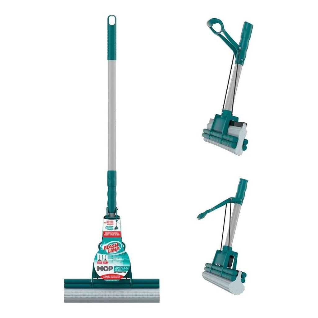 Rodo Magico Mop Fácil Limpeza Geral Plus Lava E Seca Promoção