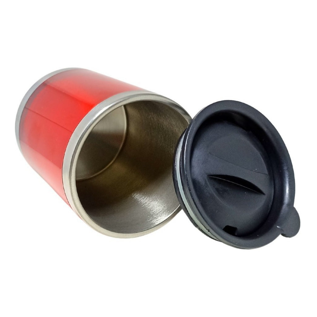 Caneca Térmica Inox 450ml com Alça e Tampa Bebida Fria ou Quente