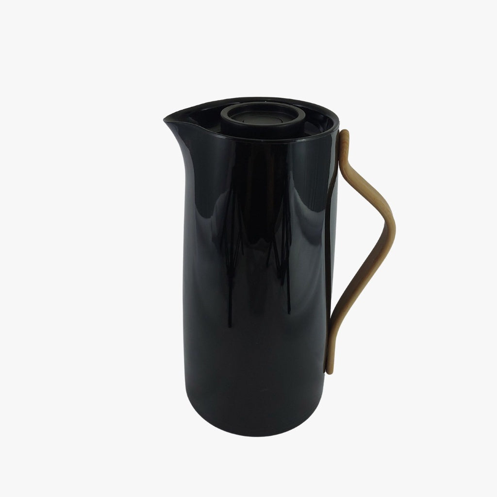 Garrafa Térmica 1 Litro para Café e Chá com Cabo de Madeira Curve - Sabor e Estilo por Horas