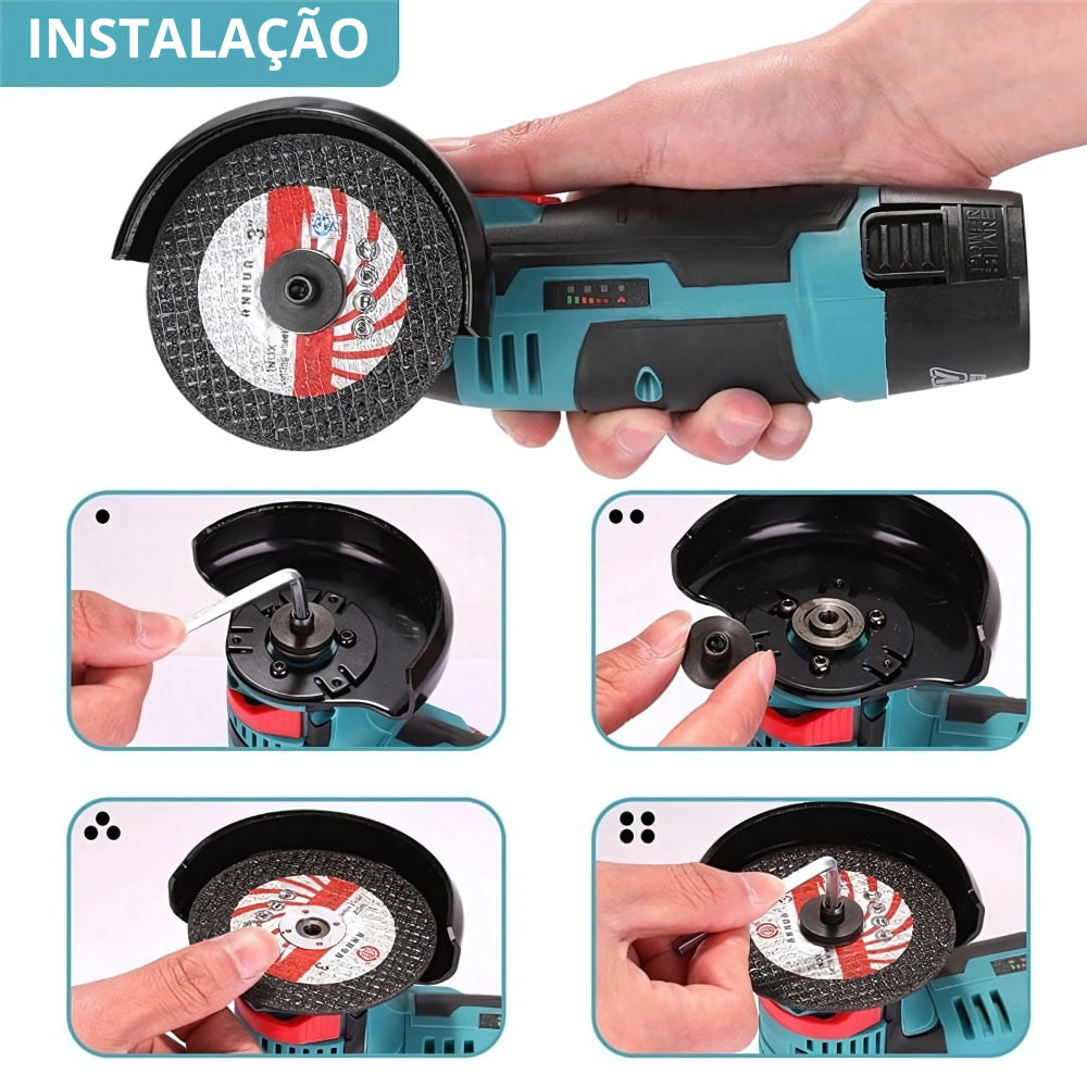 Kit com 3 Discos de Corte PowerGrip 76mm – Precisão e Eficiência para Seus Projetos