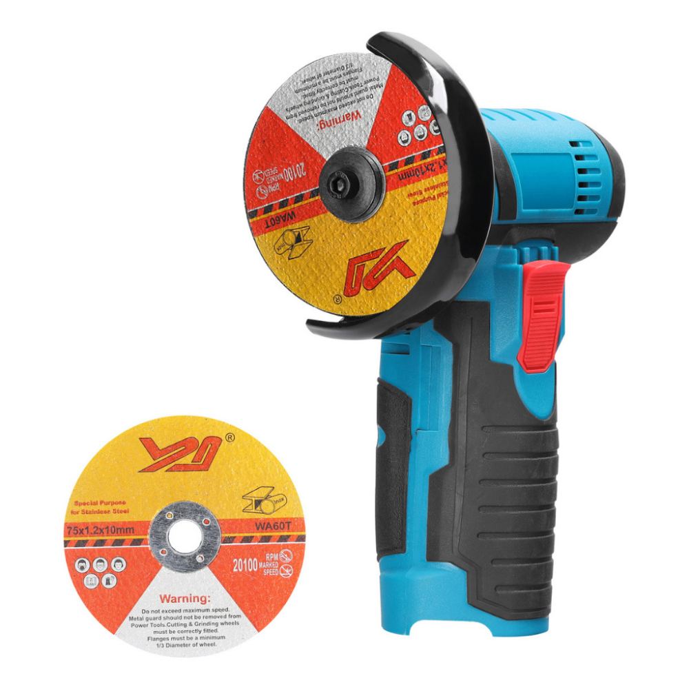 Esmerilhadeira Lixadeira PowerGrip Portátil Bateria Recarregável 12V Serra Mármore