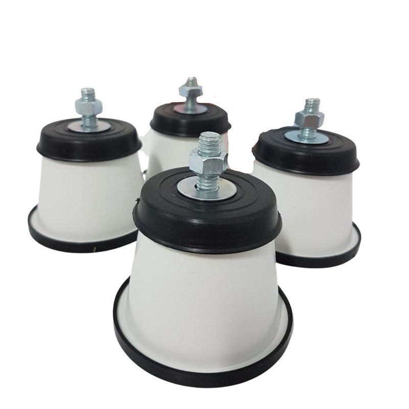 Kit 4 Pés Fogão Geladeira Freezer Com Rodinhas Universal
