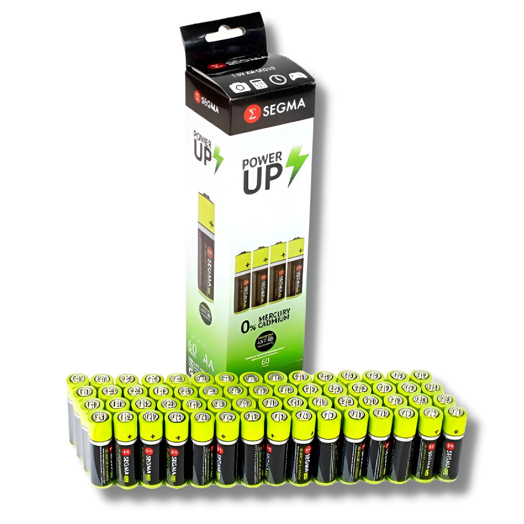 Pilhas AA e AAA 4un, 8un e 60un - Energia Duradoura para Tudo!