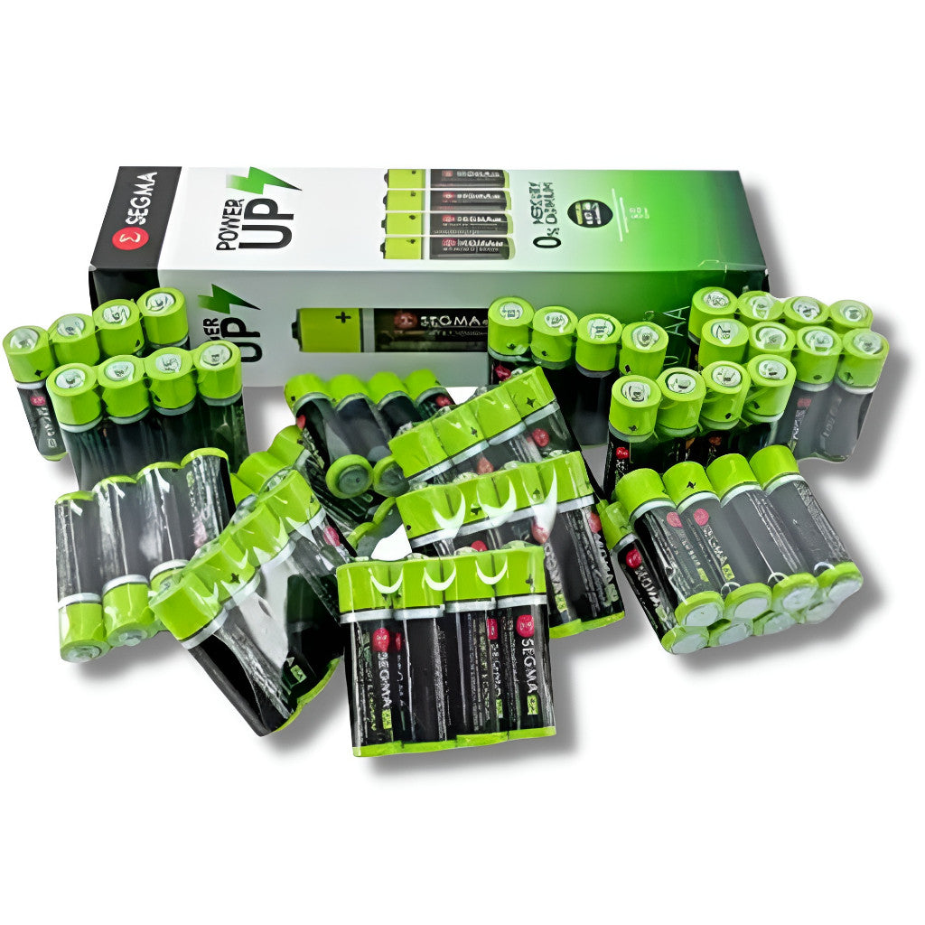 Pilhas AA e AAA 4un, 8un e 60un - Energia Duradoura para Tudo!
