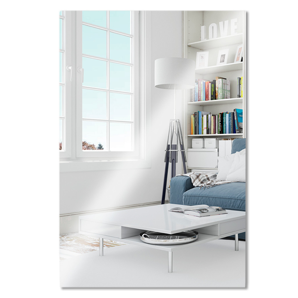 Espelhos Adesivos Acrílico Oval e Retangular Diversos Tamanhos – Decoração Moderna e Versátil!