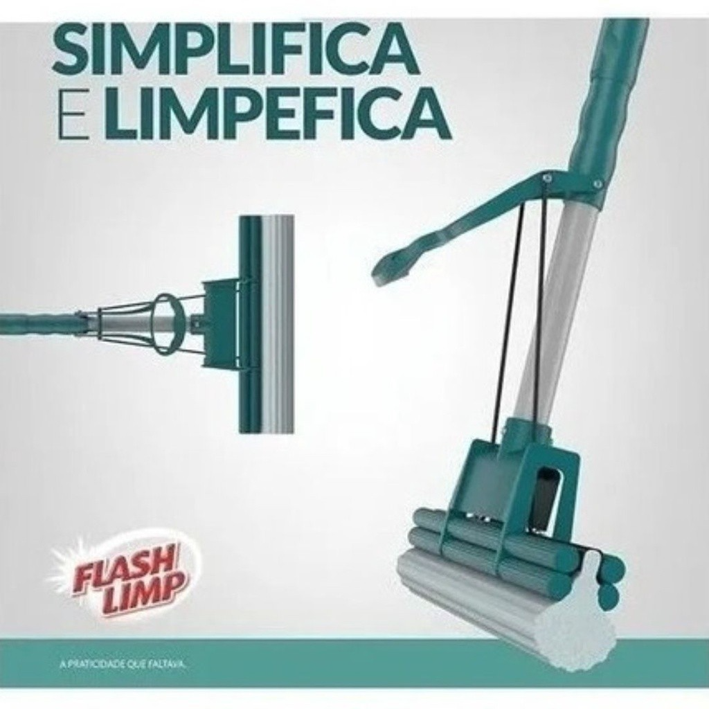 Kit com 3 Refis para Rodo Mop Limpeza Geral Plus – Limpeza Eficiente e Sem Esforço!