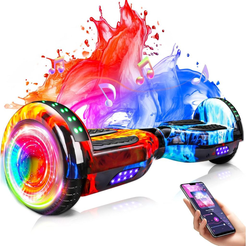 Hoverboard Infantil 6.5 com Led e Bluetooth para Aventuras Estilosas