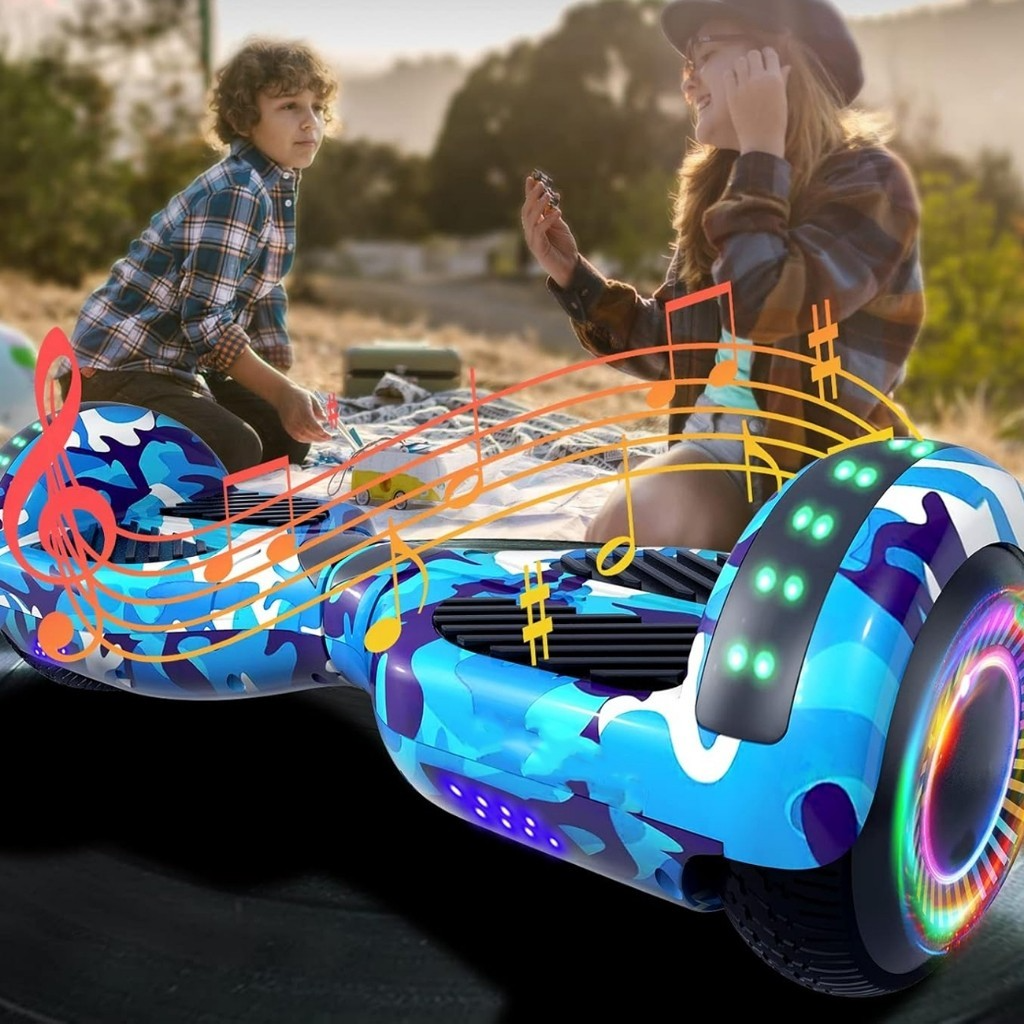 Hoverboard Infantil 6.5 com Led e Bluetooth para Aventuras Estilosas